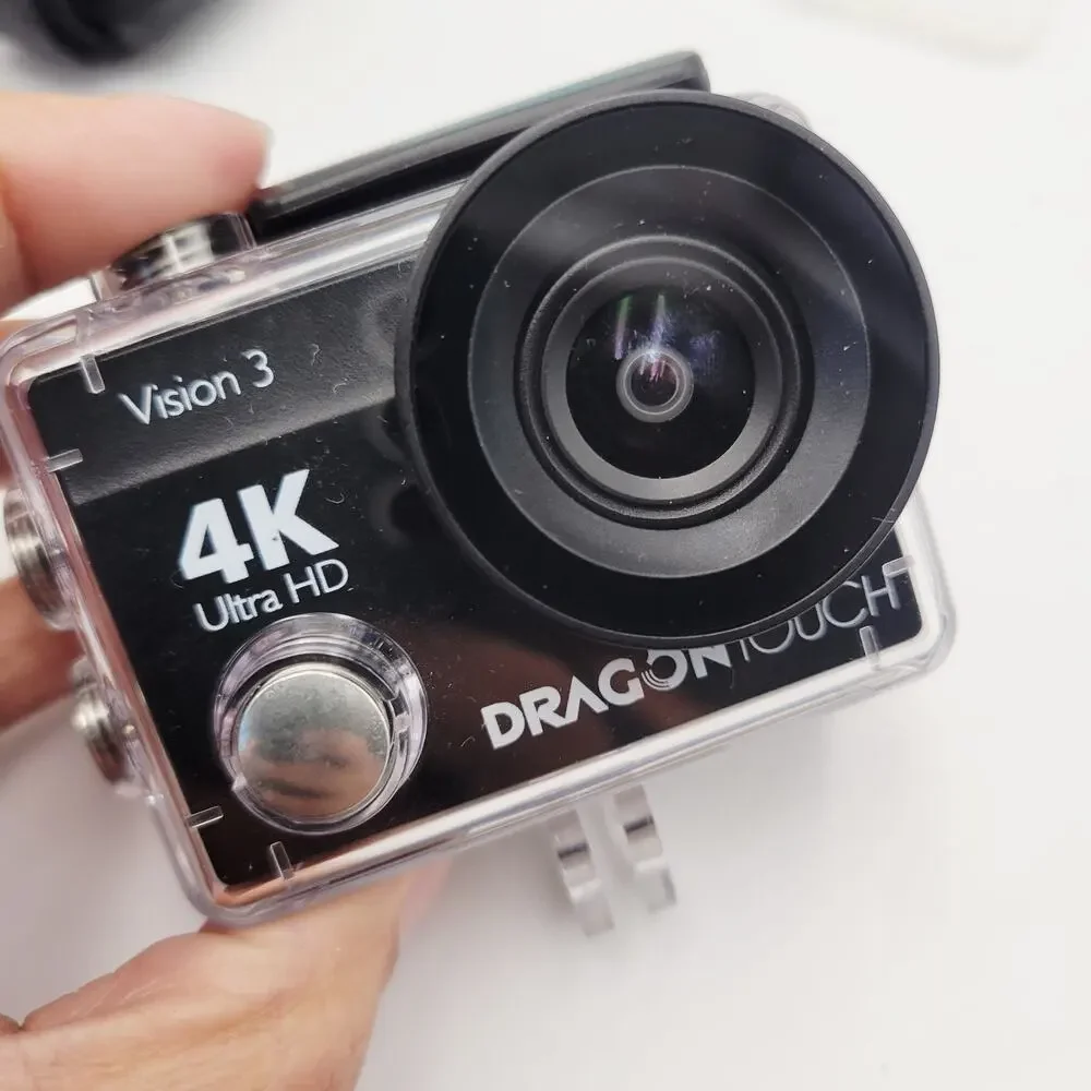 Dragon Touch 4K Action Camera Vision 3 Underwater Waterproof Sports
